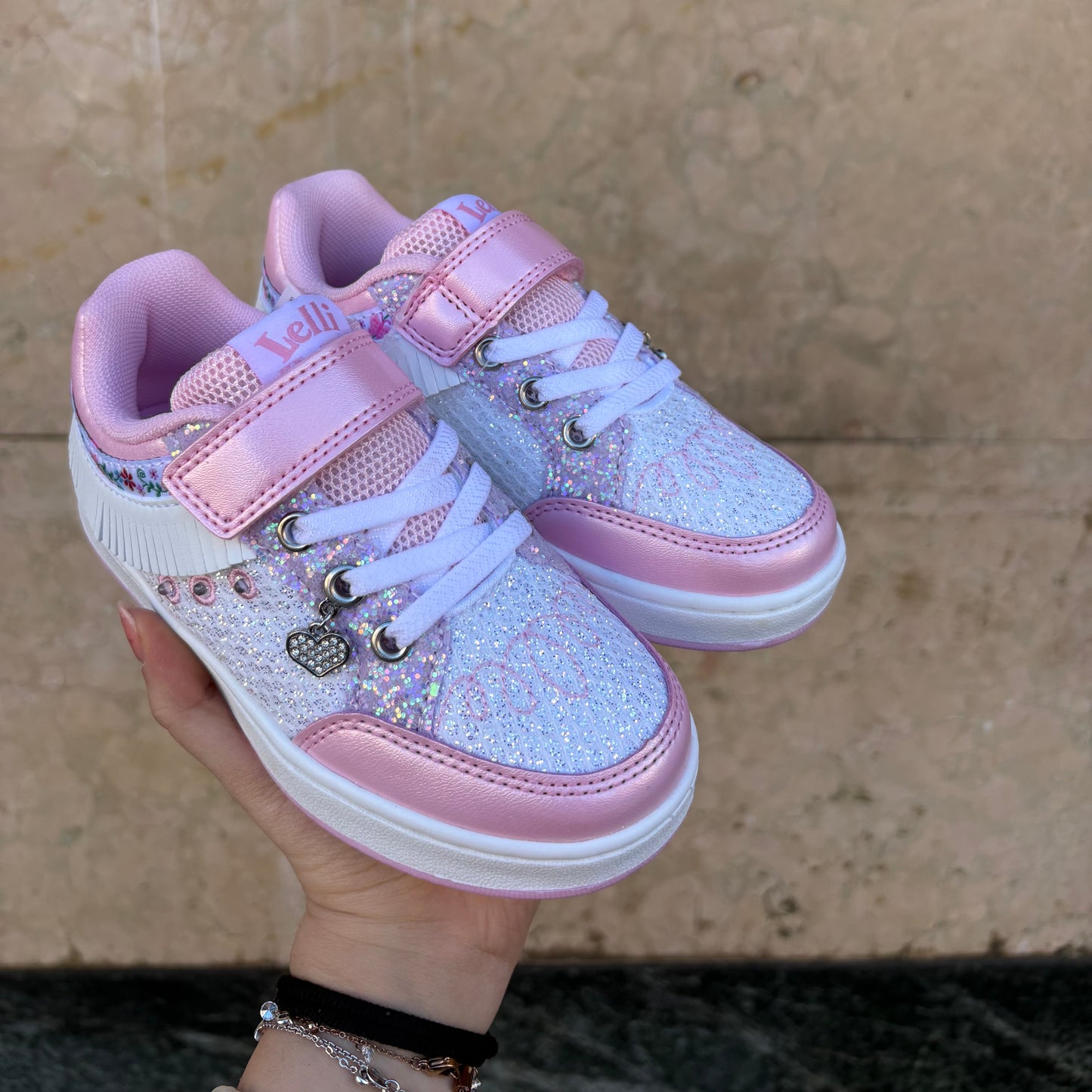 Frangetta Mix bianco/rosa