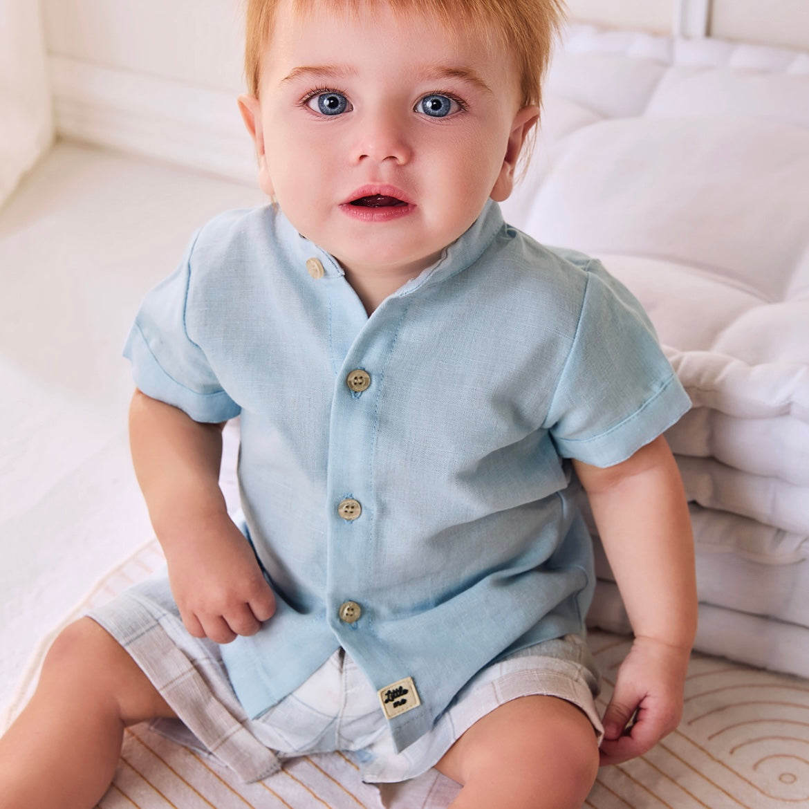 Camicia coreana lino cotone