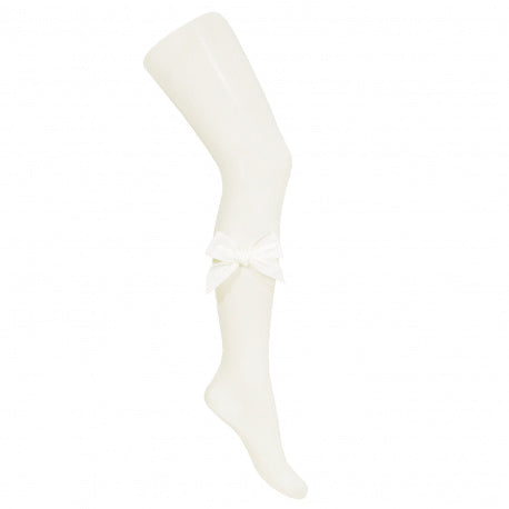 Collant Fiocco velluto Panna