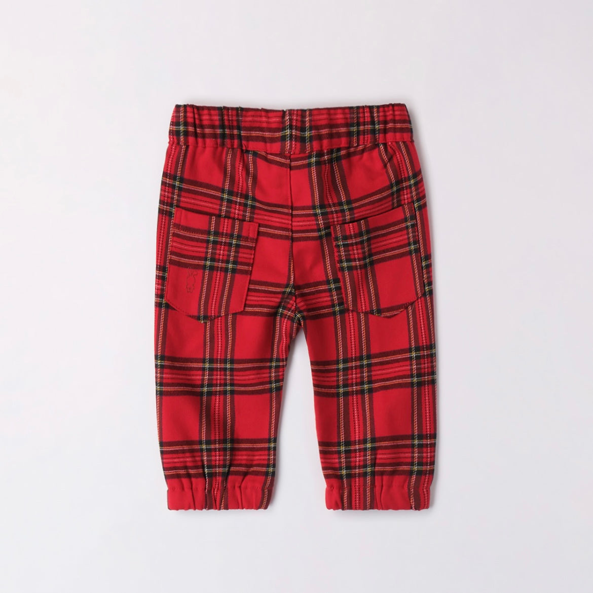 Pantaloni neonato tartan