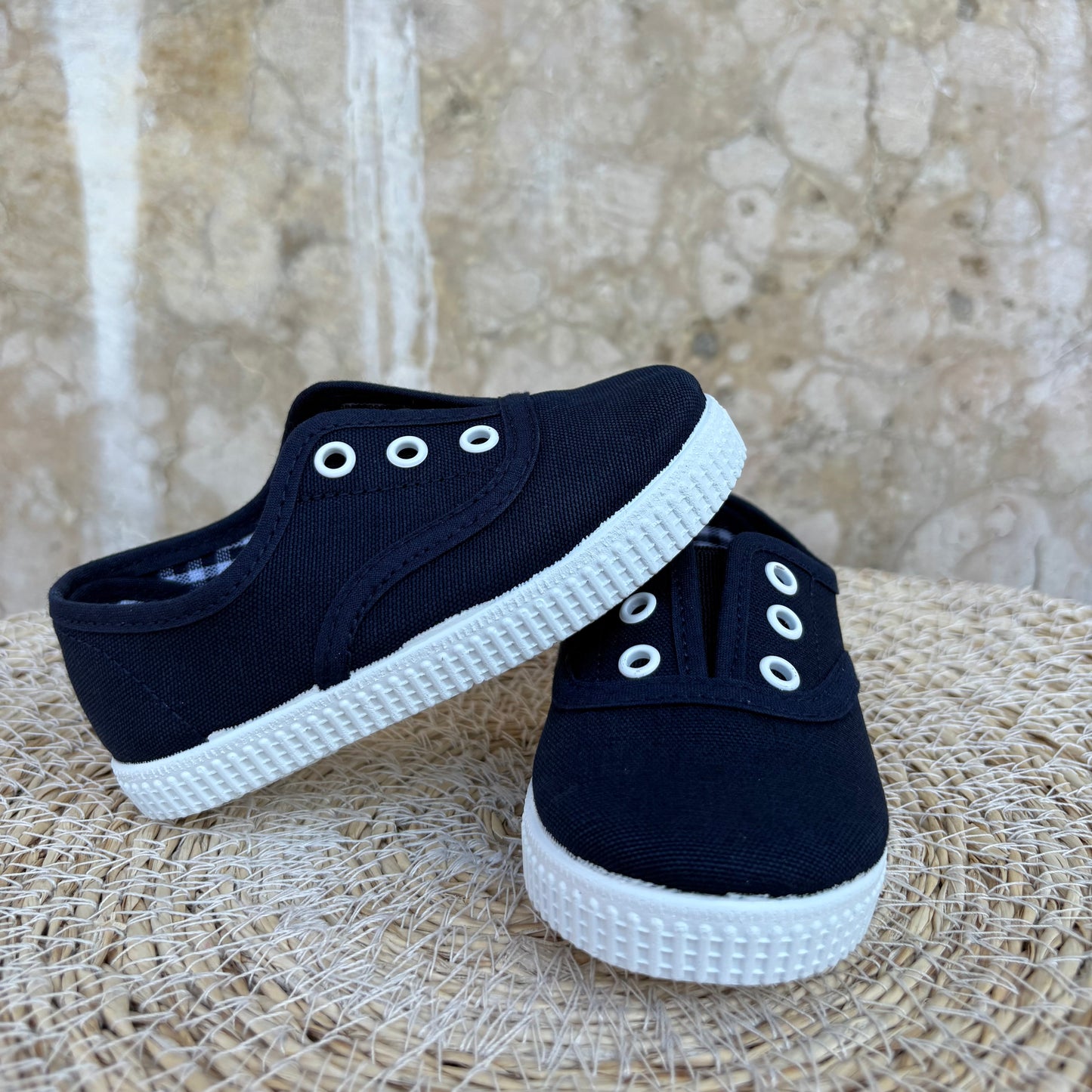 Scarpe in tela Marino