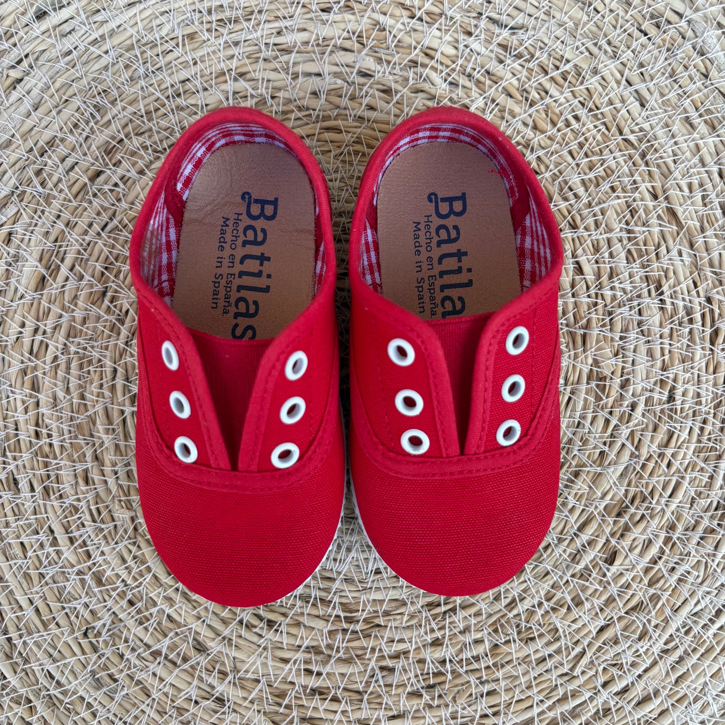 Scarpe in tela Rosso