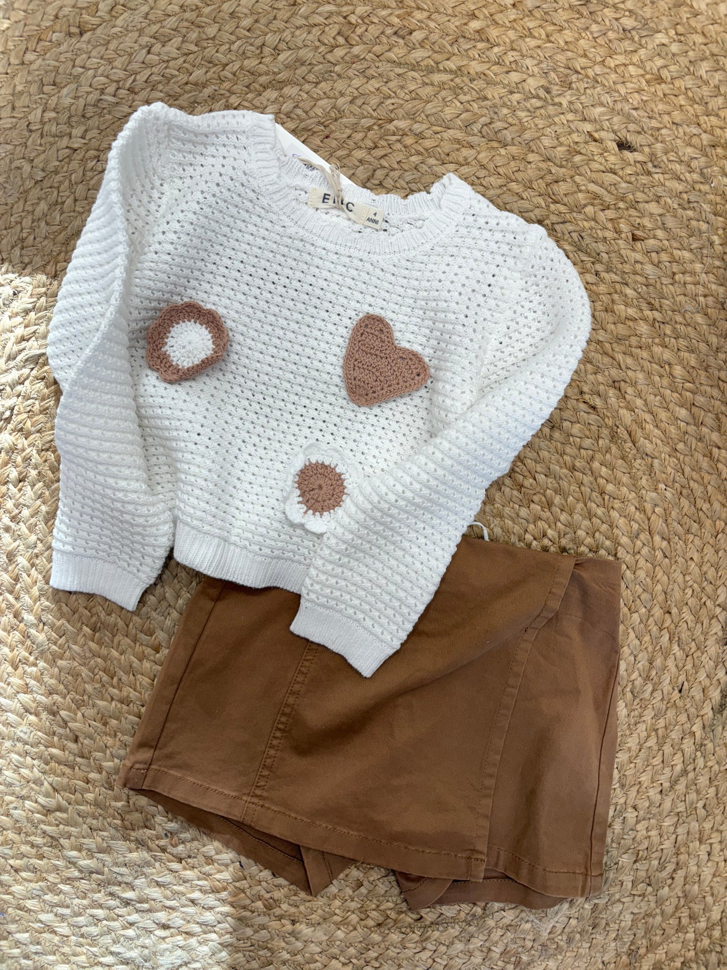 Maglione traforato estivo