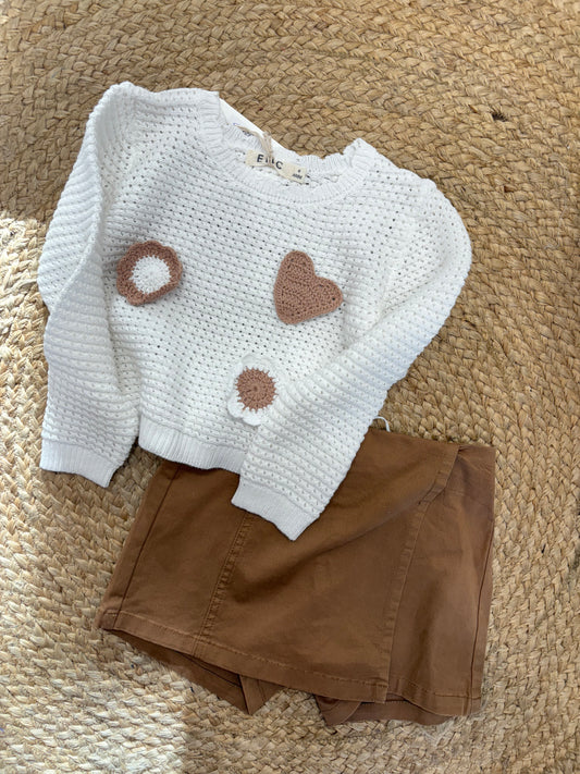 Maglione traforato estivo