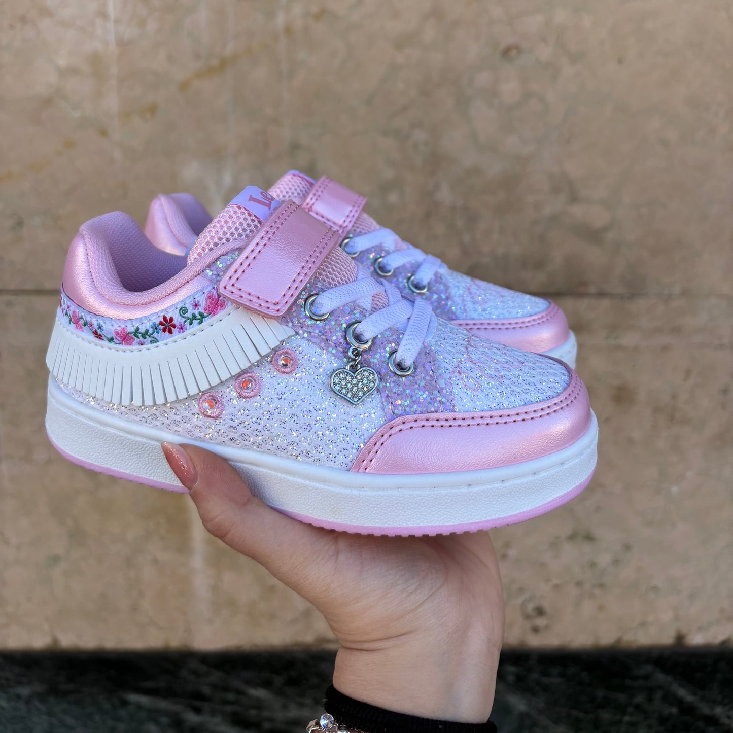 Frangetta Mix bianco/rosa