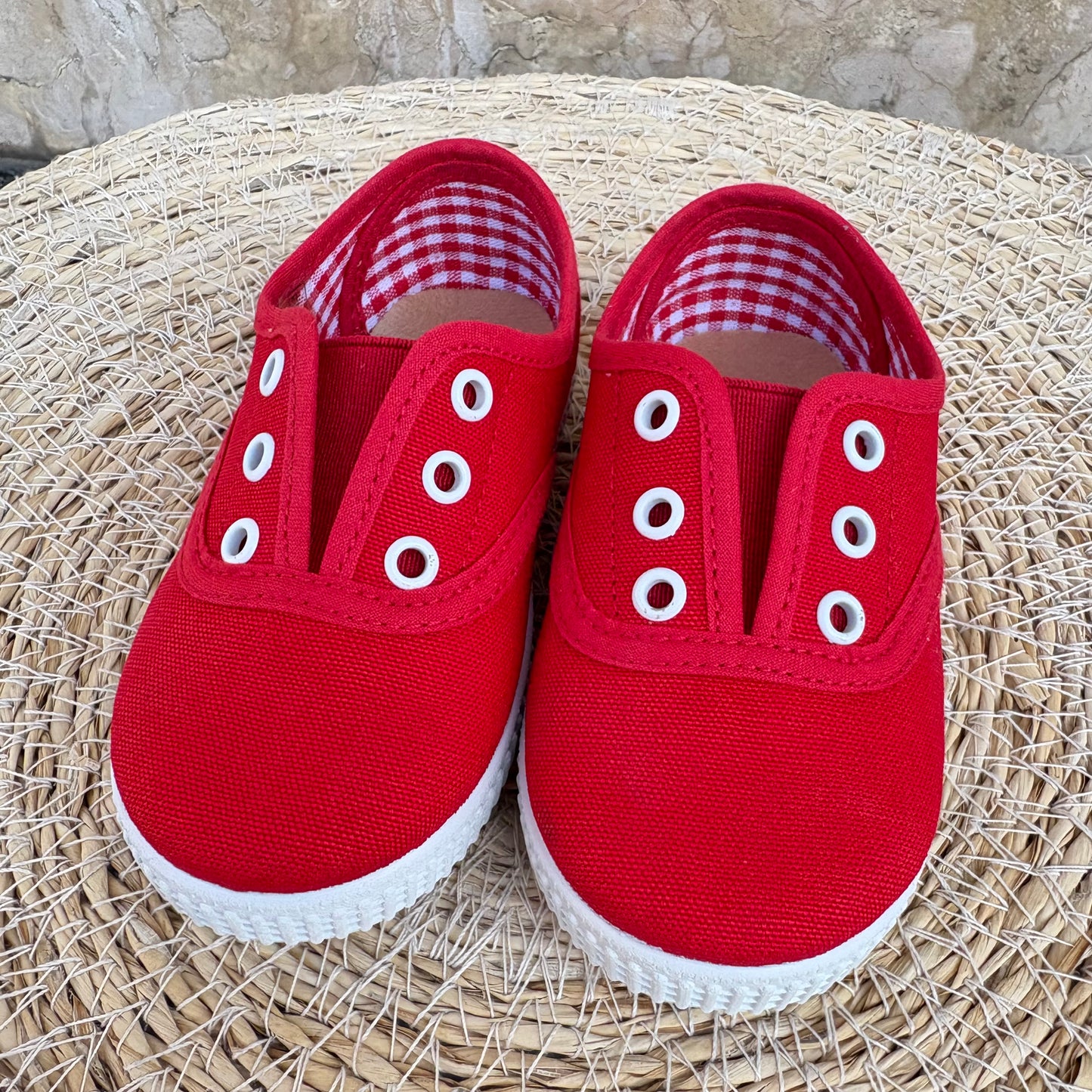 Scarpe in tela Rosso