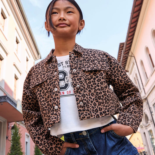 Giacca Denim Animalier