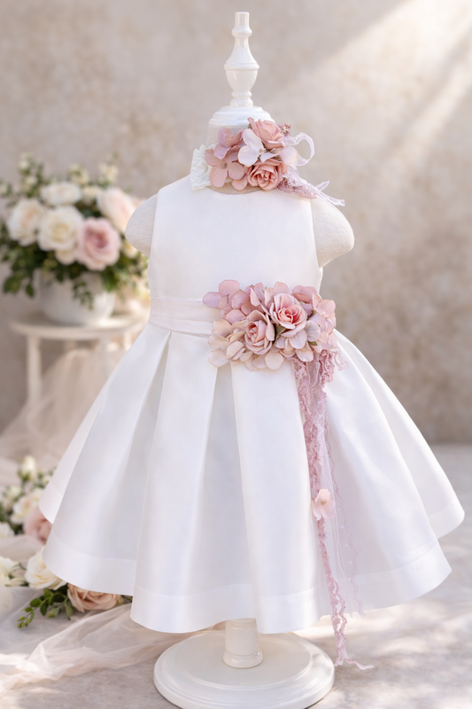 Abito battesimo + fascia