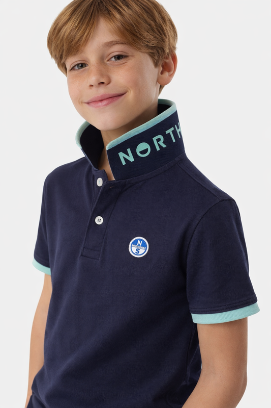 Polo blu