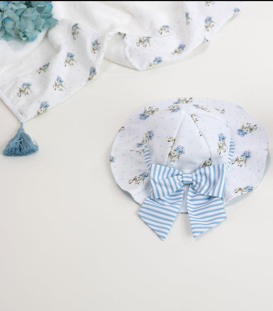 Cappellino Bimba Ortensie