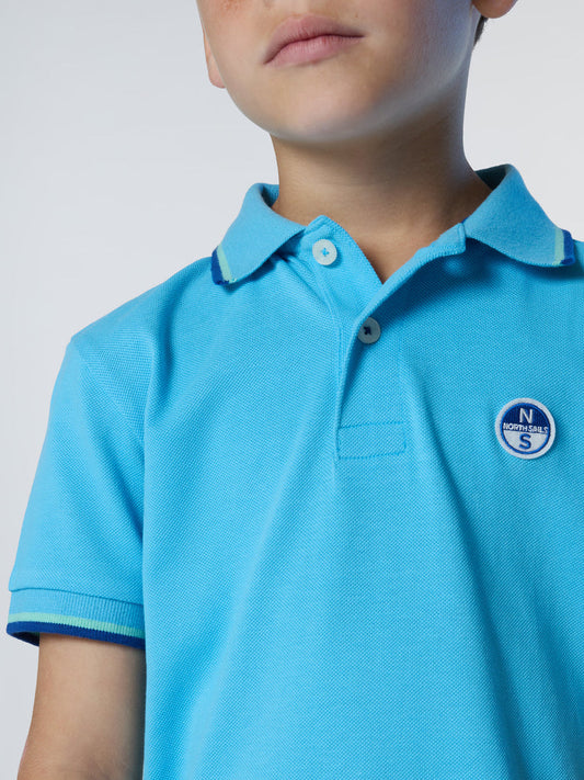 Polo azzurra