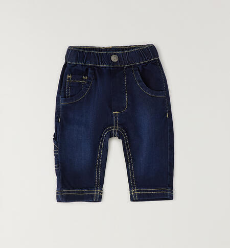 Pantalone effetto denim