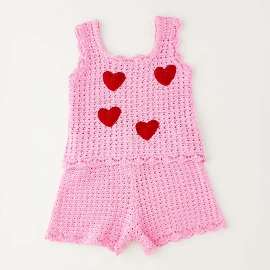 Completo rosa 2 pz